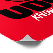  Udon weet wie ik ben Poster (Hoek)