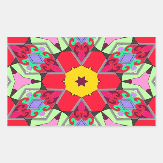 Uduak Afolayan Rechthoekige Sticker (Voorkant)