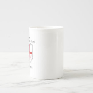 UECNA Bone China Mok/Beaker Porselein Kop