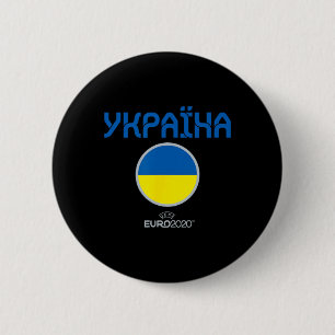Uefa Euro Oekraïne' Nation Ronde Button 5,7 Cm