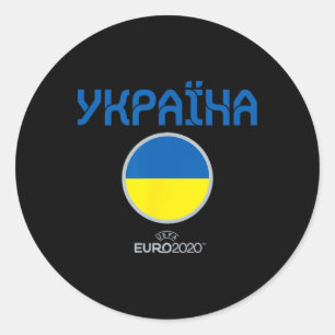 Uefa Euro Oekraïne' Nation Ronde Sticker