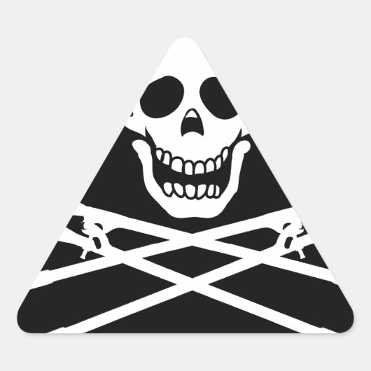 UEflag2cutter.tiff Driehoek Sticker (Voorkant)