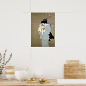 Uemura Shōen Moeder en Kind Poster (Keuken)