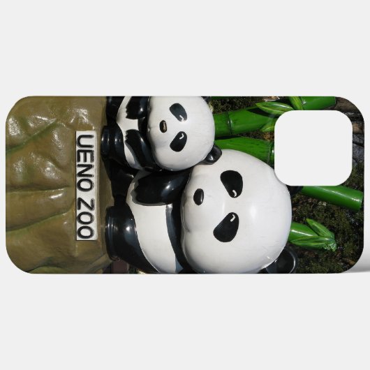Ueno Zoo Panda Sign Case-Mate iPhone Case (Achterkant (horizontaal))