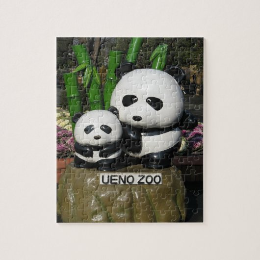 Ueno Zoo Panda Sign Legpuzzel (Verticaal)