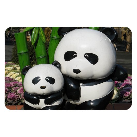 Ueno Zoo Panda Sign Magneet (Horizontaal)