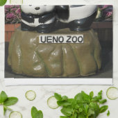 Ueno Zoo Panda Sign Theedoek (Gevouwen)