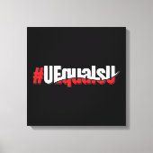UEqualsU HIV Niet-detecteerbare Kunst Canvas Afdruk (Voorkant)