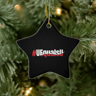 UEqualsU HIV Niet-detecteerbare Kunst Keramisch Ornament