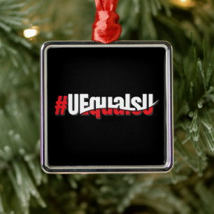UEqualsU HIV Niet-detecteerbare Kunst Metalen Ornament