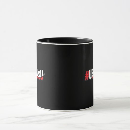 UEqualsU HIV Niet-detecteerbare Kunst Mok (Midden)