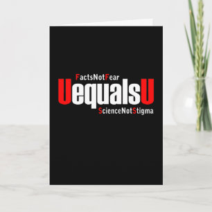 UEqualsU HIV werkt niet bang voor wetenschap niet Kaart