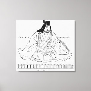 Uesugi Kenshin Canvas Afdruk