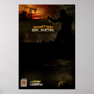 UF zwart Poster