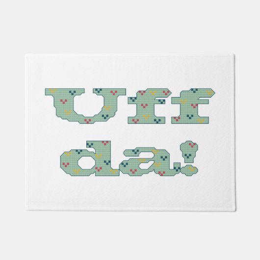 Uff da. deurmat (Voorkant)