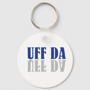 UFF DA Funny Scandinavian Sleutelhanger