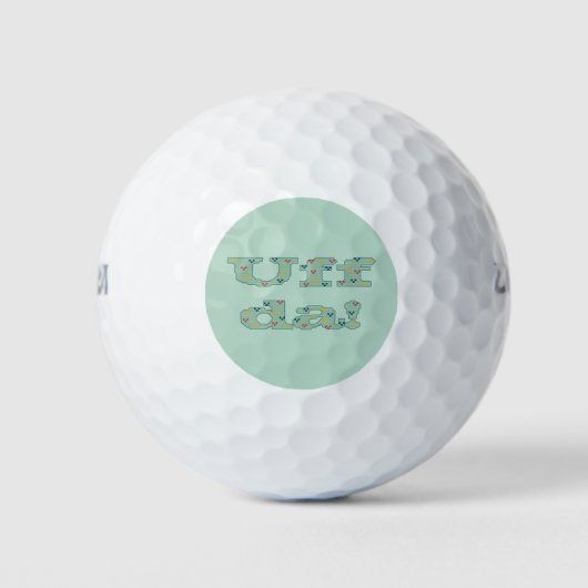 Uff da! golfballen (Voorkant)