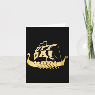 Uff Da! Het oude Vikingschip - Funny Midwest Boati Kaart