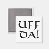 Uff Da. Magneet (Voorkant / Achterkant)