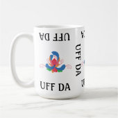 UFF DA moderne rosepainting Koffiemok (Links)