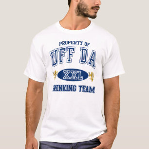 Uff Da Noors Drink team T-shirt