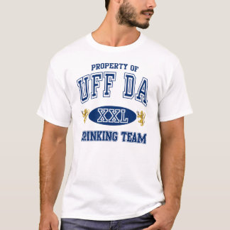 Uff Da Noors Drink team T-shirt
