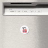 Uff Da Noorse vlag Magneet (Insitu (Vaatwasser))