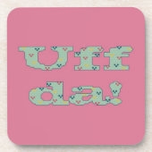 Uff da. Onderzetters (Voorkant)