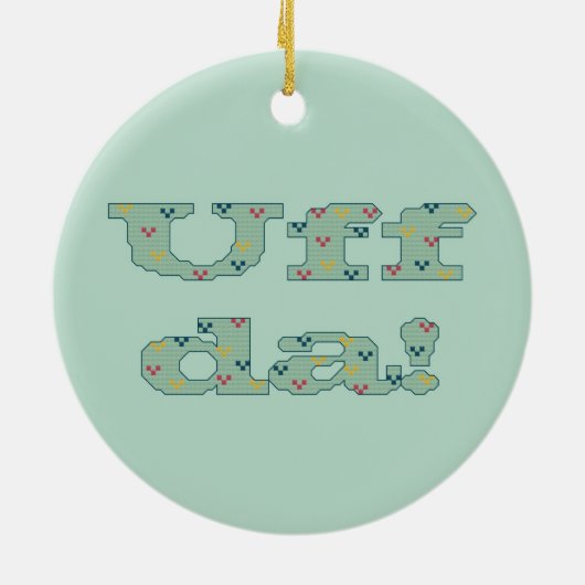 Uff da. Ornament (Achterkant)