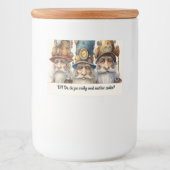 Uff Da Snoep of Cookie Guardian Gnomen Voedselcontainer Etiket (Voorkant)