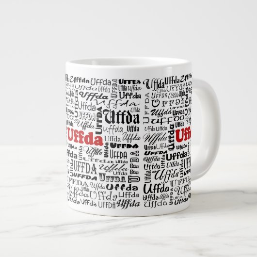 Uffda-Mok Extra Grote Mok (Voorkant rechts)