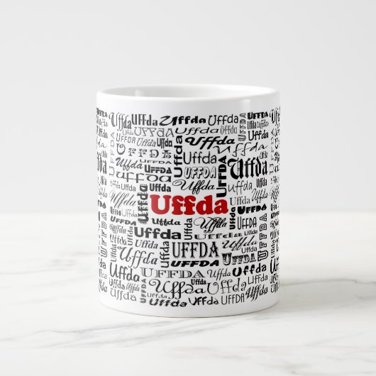 Uffda-Mok Extra Grote Mok (Voorkant)