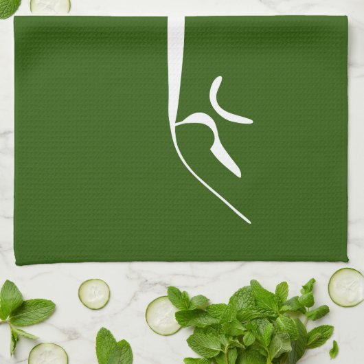 Uffington wit paard oude geoglyph symbool engl theedoek (Gevouwen)