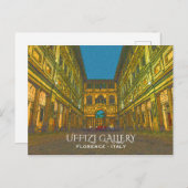 Uffizi Gallery, Florence, Italië Briefkaart (Voorkant / Achterkant)