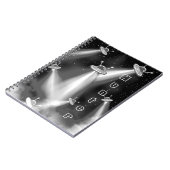 UFO-aanval op Mercurius - Sci-Fi Notitieboek (Linkerzijde)