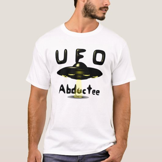 UFO Abductee Mannen T-Shirt (Voorkant)