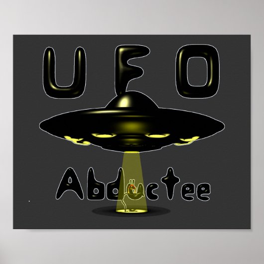 UFO Abductee Poster (Voorkant)