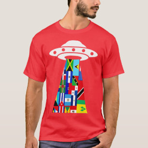 Ufo Abduction Hispanic Heritage Month T-shirt