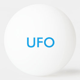 UFO/ACME-schoentbal met interplanetaire "ping-pong Pingpongballen