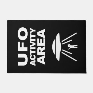 UFO-activiteitengebied, geeky design Deurmat