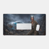 UFO Alien Archeologist Digging Site Paranormal (Clavier et souris)