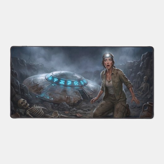 UFO Alien Archeologist Digging Site Paranormal (Recto)