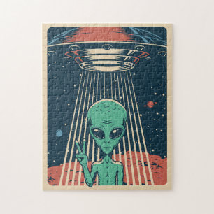 UFO Alien Legpuzzel