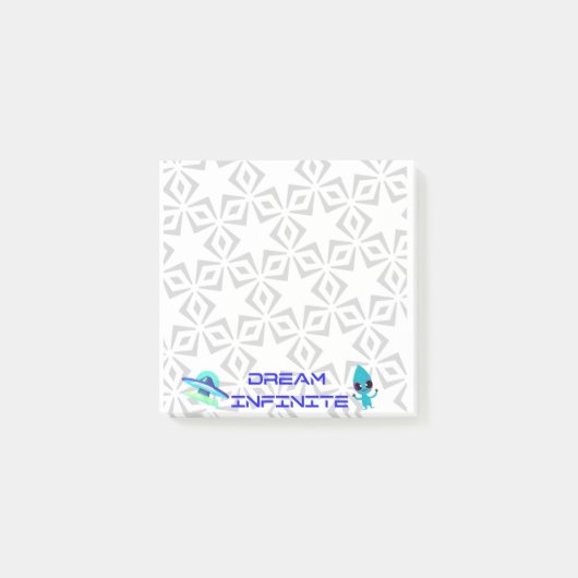 UFO Alien Space Sticky Notes Post Fun Ideeën (Voorkant)