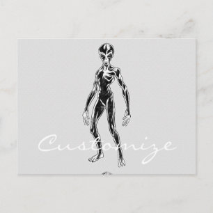 UFO Alien Thunder_Cove Briefkaart