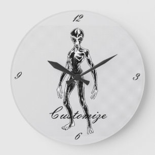 UFO Alien Thunder_Cove Grote Klok