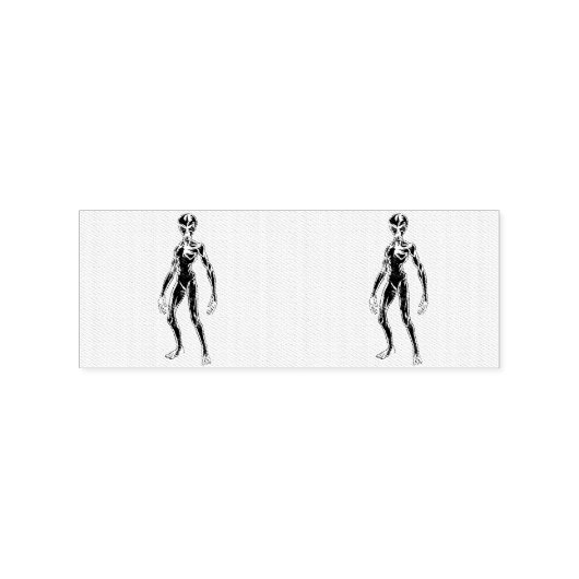 UFO Alien Thunder_Cove Rubberstempel (Afrduk)