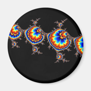 Ufo Attack - Fractal Art Magneet