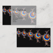 Ufo Attack - Fractal Art Visitekaartje (Voorkant / Achterkant)