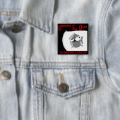 UFO (badge) Vierkante Button 5,1 Cm (In situ)